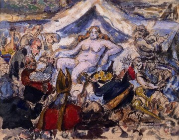 Paul Cezanne Painting - The Eternal Woman 2 Paul Cezanne